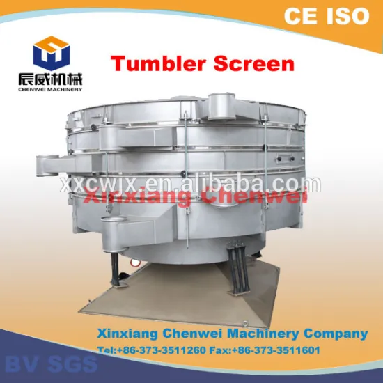 Tumbler Screener for Fine Powder Materials/PVC resin