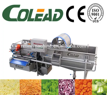stainless steel vegetable washing machine/vegetable processing machine/vegetable cutting machine from Colead