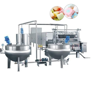 Jiangsu Factory -Lieferant: Vollautomatische kontinuierliche Belüftung Soft Marshmallow Candy Making Machine