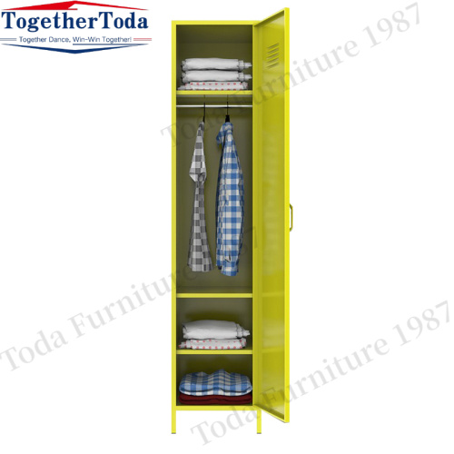 Single-door vertical metal lockers Household lockers