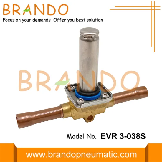 032F1206 EVR 3 3/8'' ODF Refrigeration Solenoid Valve