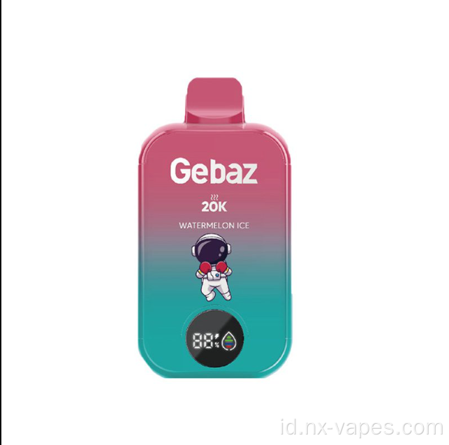 Gebaz 20000 puffs vape sekali pakai