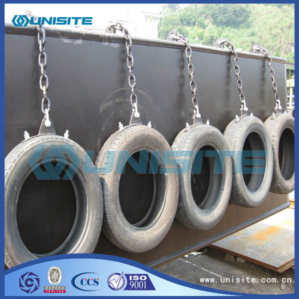 Steel boat pontoon for dredging and marine construction