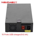 Multi Port Mobile Charger USB Charger 10-Port USB Charging Station Manufactory