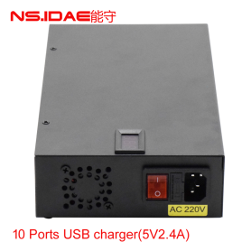 USB Charger 10-Port USB Charging Station