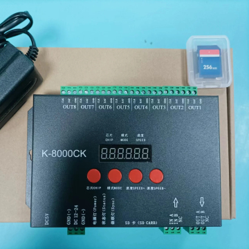 8 Ports LED Controller K8000CK SD Self-Programming Mode