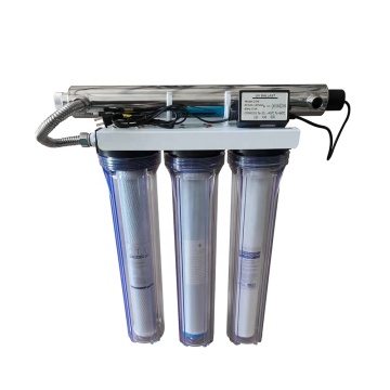 Guangzhou Water Filter Factory - 20 Inch 3 Stage Whole House Water Filter System with UV Sterilizer