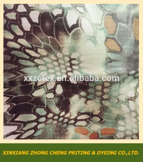 Polyester cotton camouflage fabrics