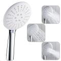 Chrome handheld bathroom 3 functions hand shower