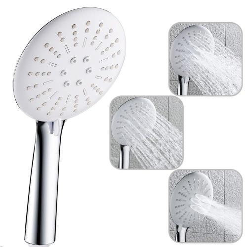 Portable Chromed Plastic bath hand shower head set