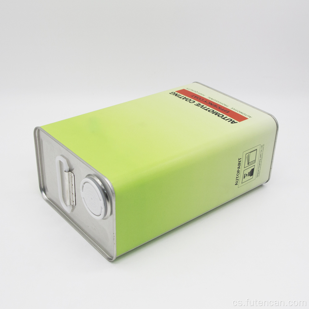 1 galonová nádoba na motorový olej s rukojetí