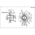 Hollow Shaft Encoder with Operating Part Length 12mm