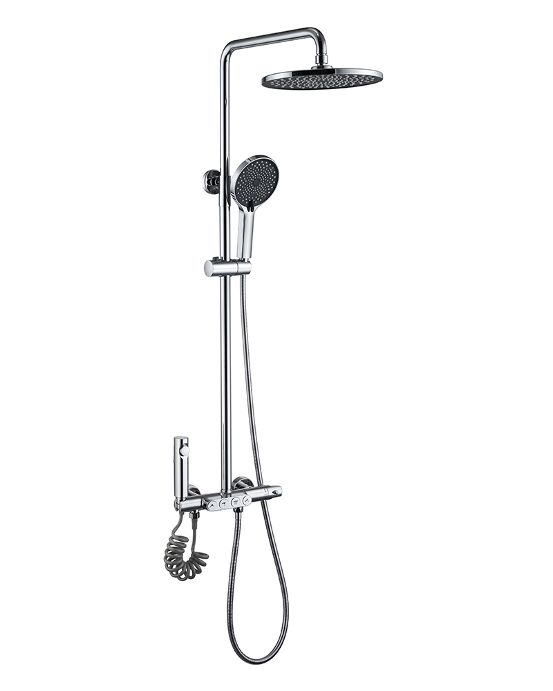 Modern Wall Mounted Shower Mixer Shower Set