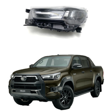 LUXESOEM LED Front Bumper Lamp with Sequential Indicator for Hilux 2021 Revo Rocco