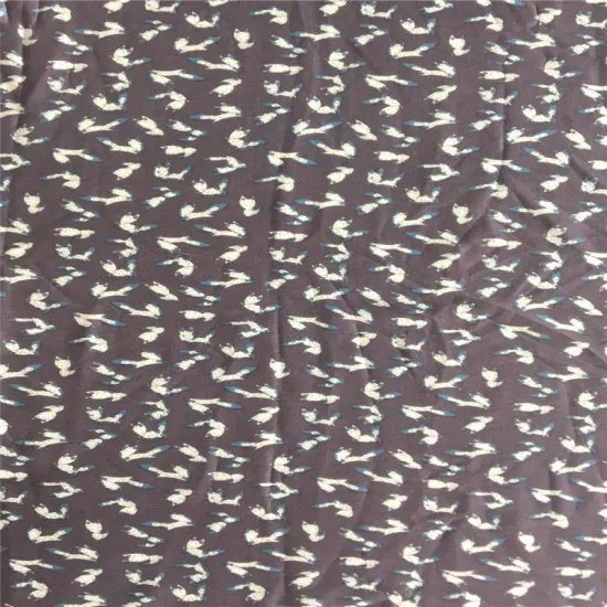 Rayon Cat Print Fabric