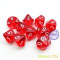 BCD 40101 10pcs Translucent Red D10 (1-10)