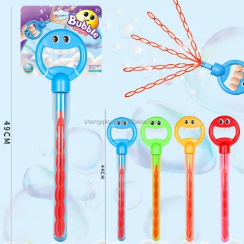 32 Hole Smiling Face Bubble Stick & Wand: Perfect Toy for Children