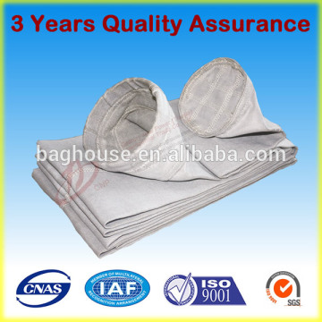 Non-alkali Glass fiber bulk yarn filtration fabric filter bag