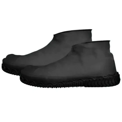 Silicone Overshoes Rain Waterproof Shoe Covers Boot Cover Protector Recyclable Silicone Waterproof Shoe Cover Unisex Shoes Rain