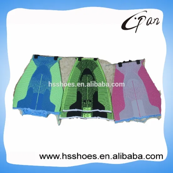 Ladies shoes upper with flying knitted material