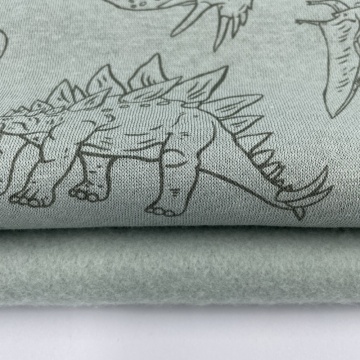 Padrão de desenho animado 60% algodão 40% de poliéster têxteis misturados