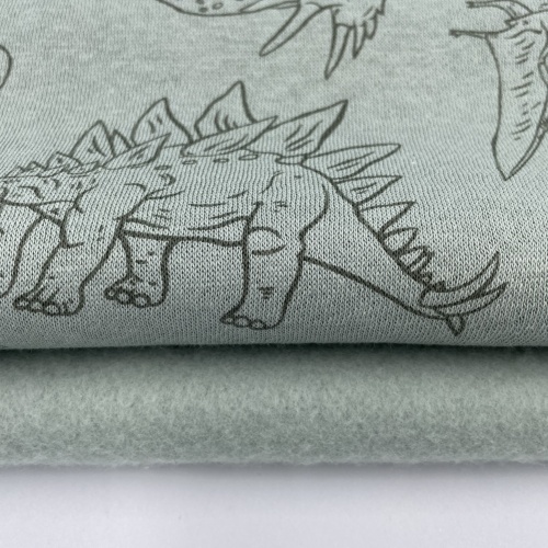 Padrão de desenho animado 60% algodão 40% de poliéster têxteis misturados