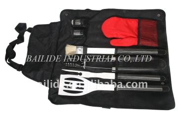 Stainless Steel Fancy And Convenient Portable Korean BBQ Set With Gloves