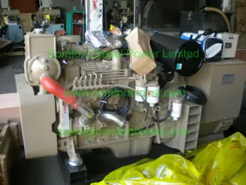 6BTA cummins engine 80kw marine diesel generator set