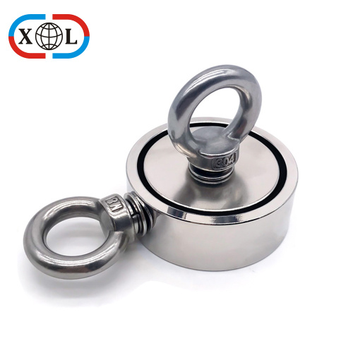 Durable Neodymium Fishing Magnet with Eyebolt Hooks