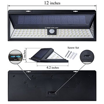 2017 Hot Selling 80 LEDS Decorative Motion Sensor LED Night Garden Light