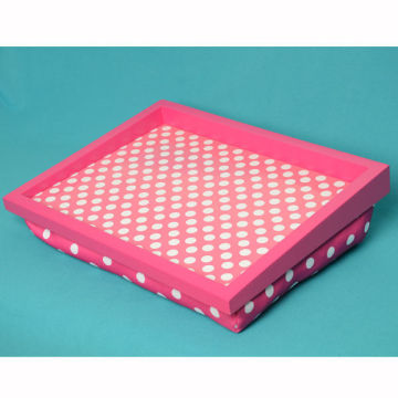 Convenient laptop cushion tray
