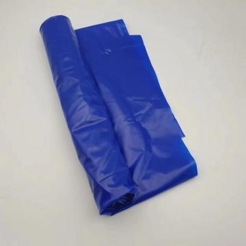 Blue heat sealable soft PVC film