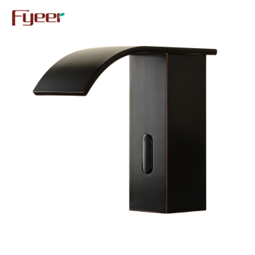 ORB Black Cold Sensor Tap Automatic Waterfall Basin Faucet