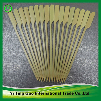 hot sell food safe flat natural barbecue skewer