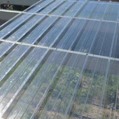 FRP Fiber Glass Corrugated Sunlight Roofing Sheet