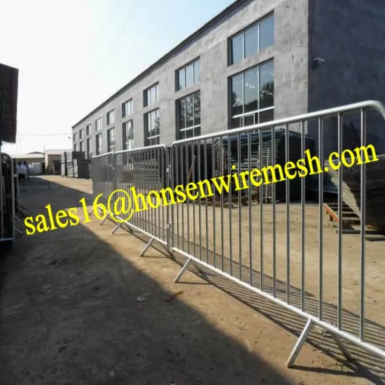 Hot-dipped Galvanized Temporary Yard Fence Factory Outlet Used For Crowd Control In Public Events