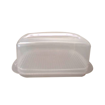 Eco- friendly PP clear cake bread container box rectangular cake pop box