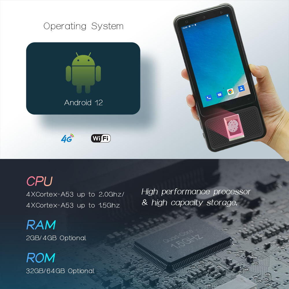 FP510 handheld fingerprint recognition device