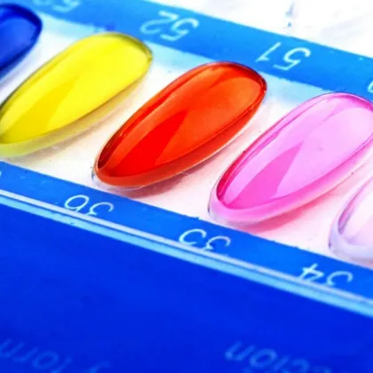 120 Plates Manicure Pedicure Polish Color Display Chart