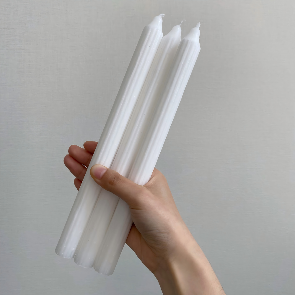 fluted candle