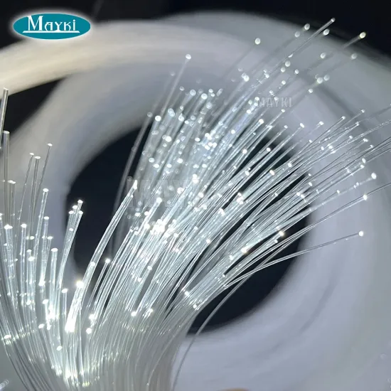Ultra Bright RGBW Plastic Optical Fiber Light PMMA End Glow Fiber Optic Cable