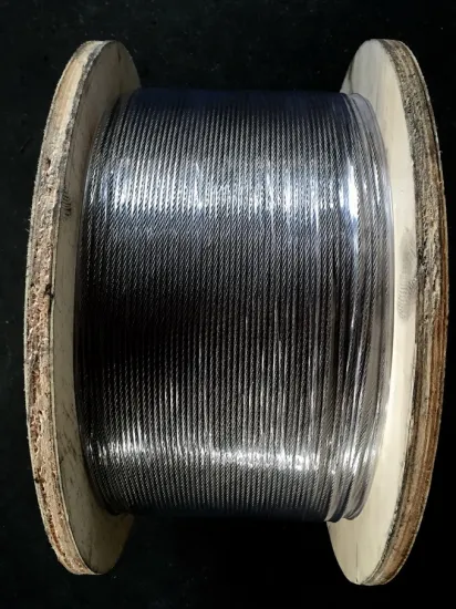 7x7 high quality nylon coated steel wire rope