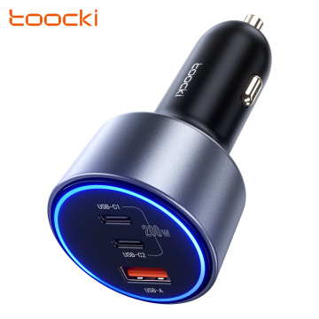 Toocki High Quality 200W Aluminum Alloy Car Charger for iPhone 15 Pro - Wholesale