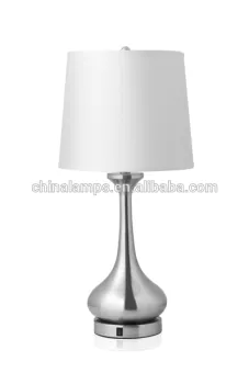 UL list usb charge led bedside lamp decorative table lamp made in china hotel table lamp for hotel furniture