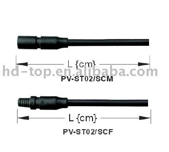 Solar Cable connector IP67 3mm 20A