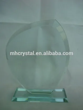 Jade Glass Award trophy MH-J0841