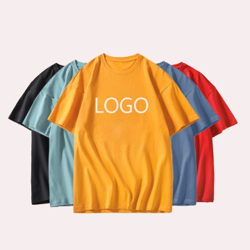 Odm 250 GSM 100% Cotton Custom Design Oversized Men's Round Neck T-Shirt