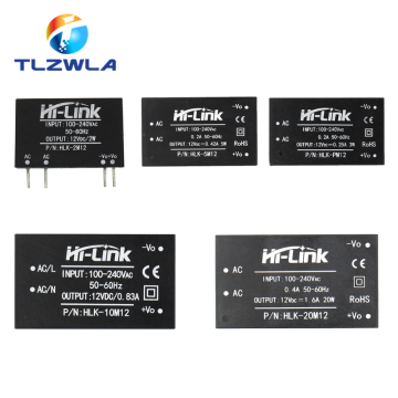 HLK-PM01 03/09/12/24 HLK-2M05 HLK-5M03 HLK-10M12 20M24AC-DC 220V to 5V/3.3V/12V intelligent household switch power supply module