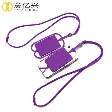 Wholesale silicone cellphone case holder lanyard