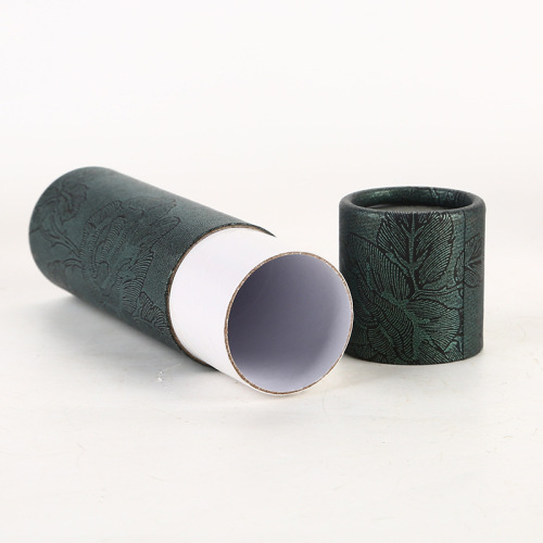 Custom Printing Candle Texture Paper Round Tube Box